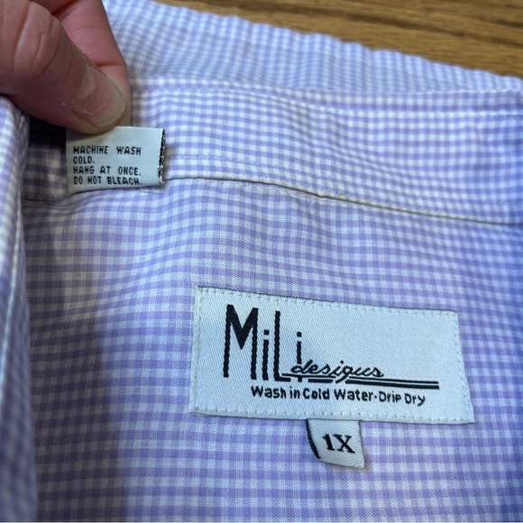 MiLi Designs 1X Novelty Embroidered Butterfly dragonfly Quirky teacher shirt - Picture 14 of 14